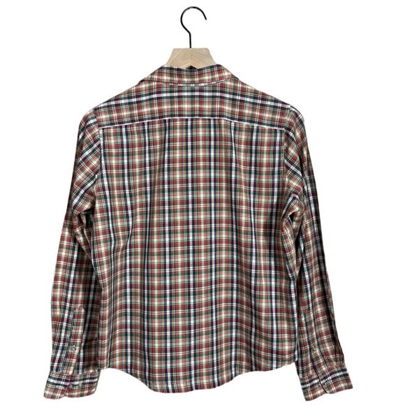 Country Craft Vintage Long Sleeve Purple Plaid Collared Button Down Shirt - Picture 6 of 7